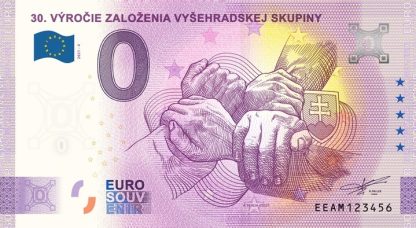 0 Euro Souvenir - 30.VÝROČIE ZALOŽENIA VYŠEHRADSKEJ SKUPINY 2021-4