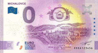 0 Euro Souvenir - MICHALOVCE 2021-1 - ANNIVERSARY 2020
