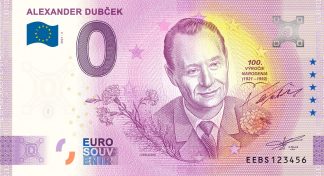 0 Euro Souvenir - ALEXANDER DUBČEK 2021-3