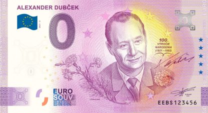 0 Euro Souvenir - ALEXANDER DUBČEK 2021-3