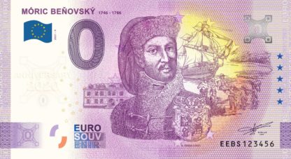 0 Euro Souvenir - MÓRIC BEŇOVSKÝ 2021-4 – ANNIVERSARY 2020