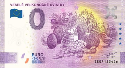 0 Euro Souvenir - VESELÉ VEĽKONOČNÉ SVIATKY 2022-1