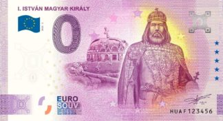 0 Euro Souvenir – I. ISTVÁN MAGYAR KIRÁLY 2022-2