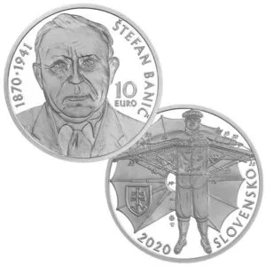 10 EURO – ŠTEFAN BANIČ - PROOF | SLOVENSKO 2020