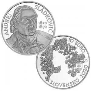 2_10-euro-2020-sladkovic 10 EURO – ANDREJ SLÁDKOVIČ PROOF | SLOVENSKO 2020