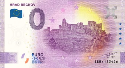 0 Euro Souvenir - HRAD BECKOV 2023-2