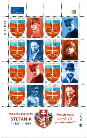 ZNÁMKA M.R. ŠTEFÁNIK