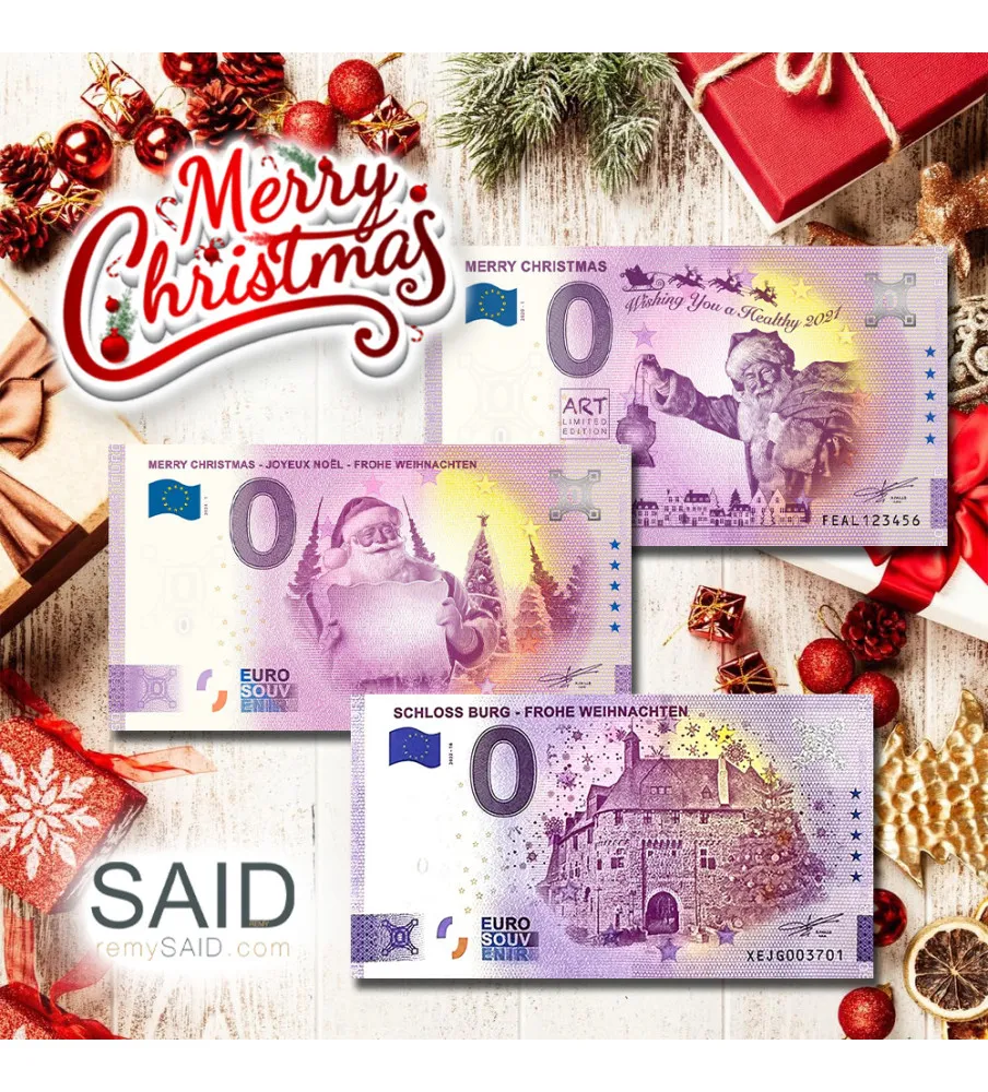 VIANOČNÝ SET 3 BANKOVIEK – Merry Christmas 2023