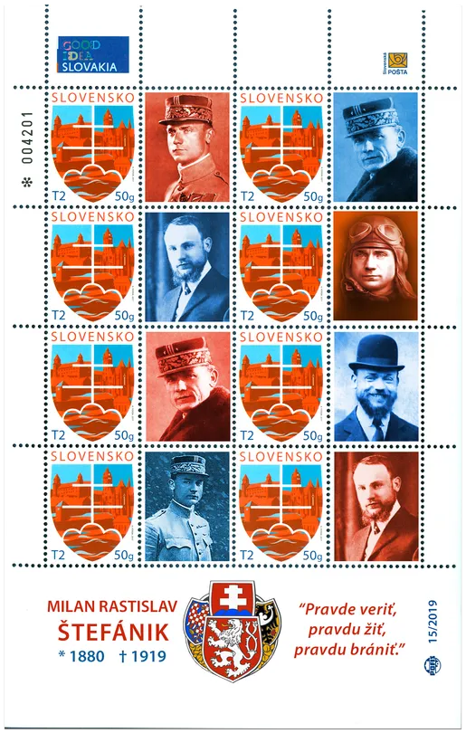 ZNÁMKA M.R. ŠTEFÁNIK