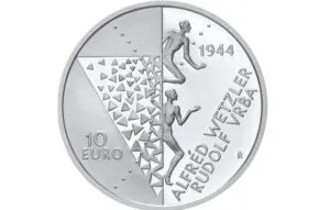 10 € – WETZLER A VRBA (AUSCHWITZ A BIRKENAU) – PROOF | SLOVENSKO 2024