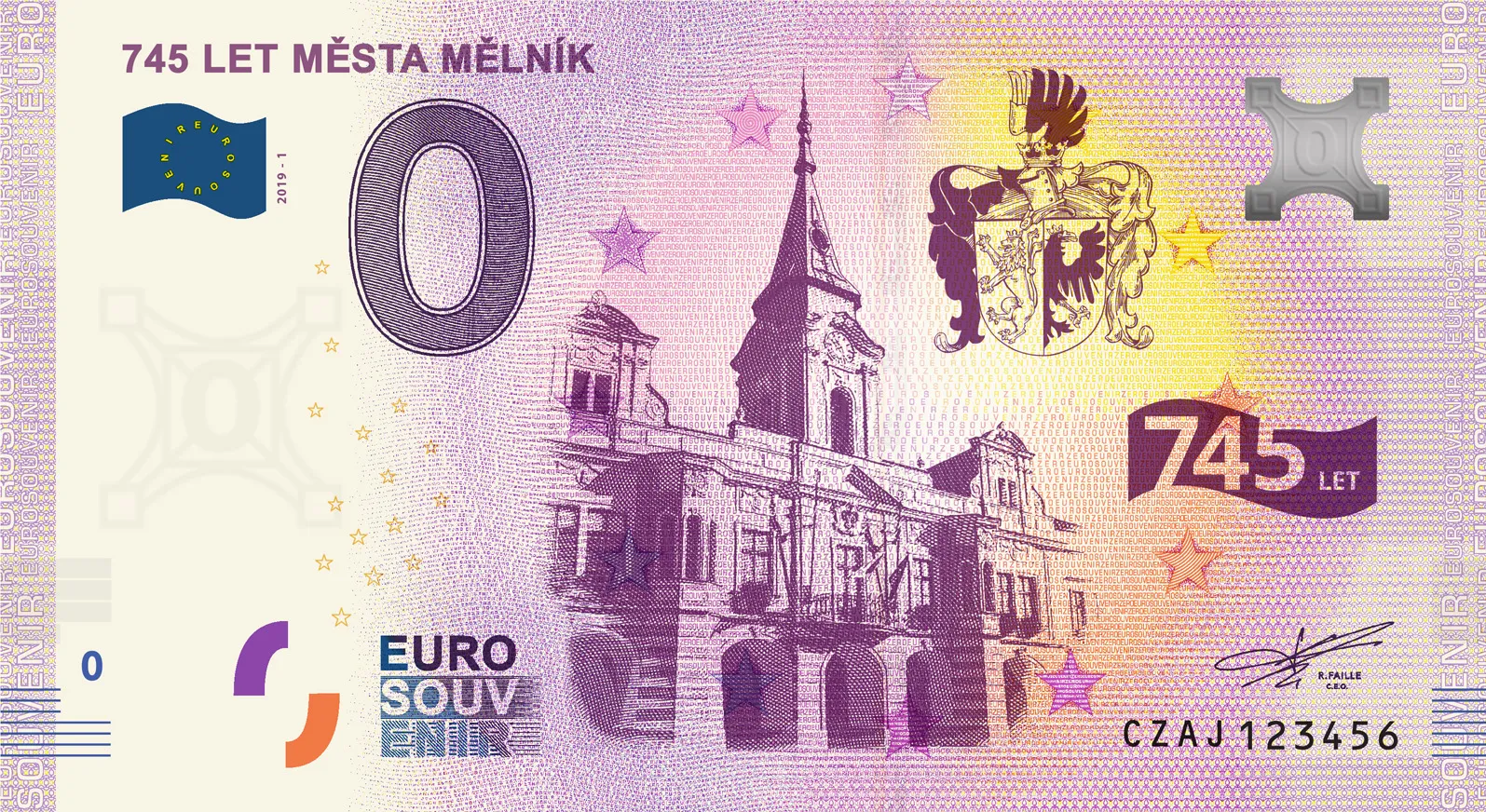 CZAJ2019-1 745 LET MĚSTA MĚLNÍK 2019-1