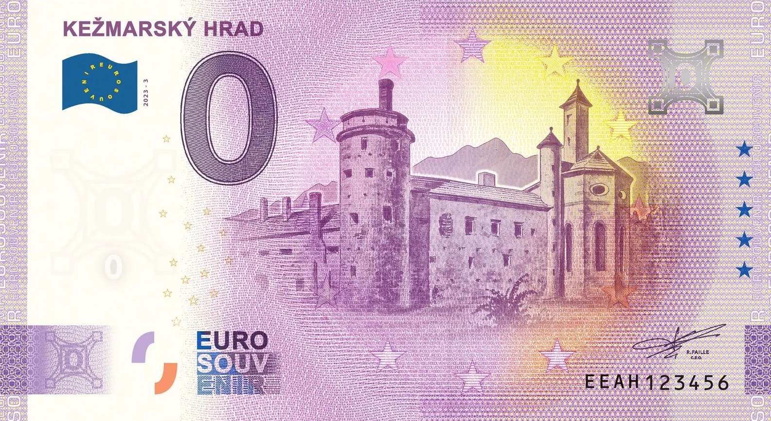 0 Euro Souvenir - KEŽMARSKÝ HRAD 2023-3