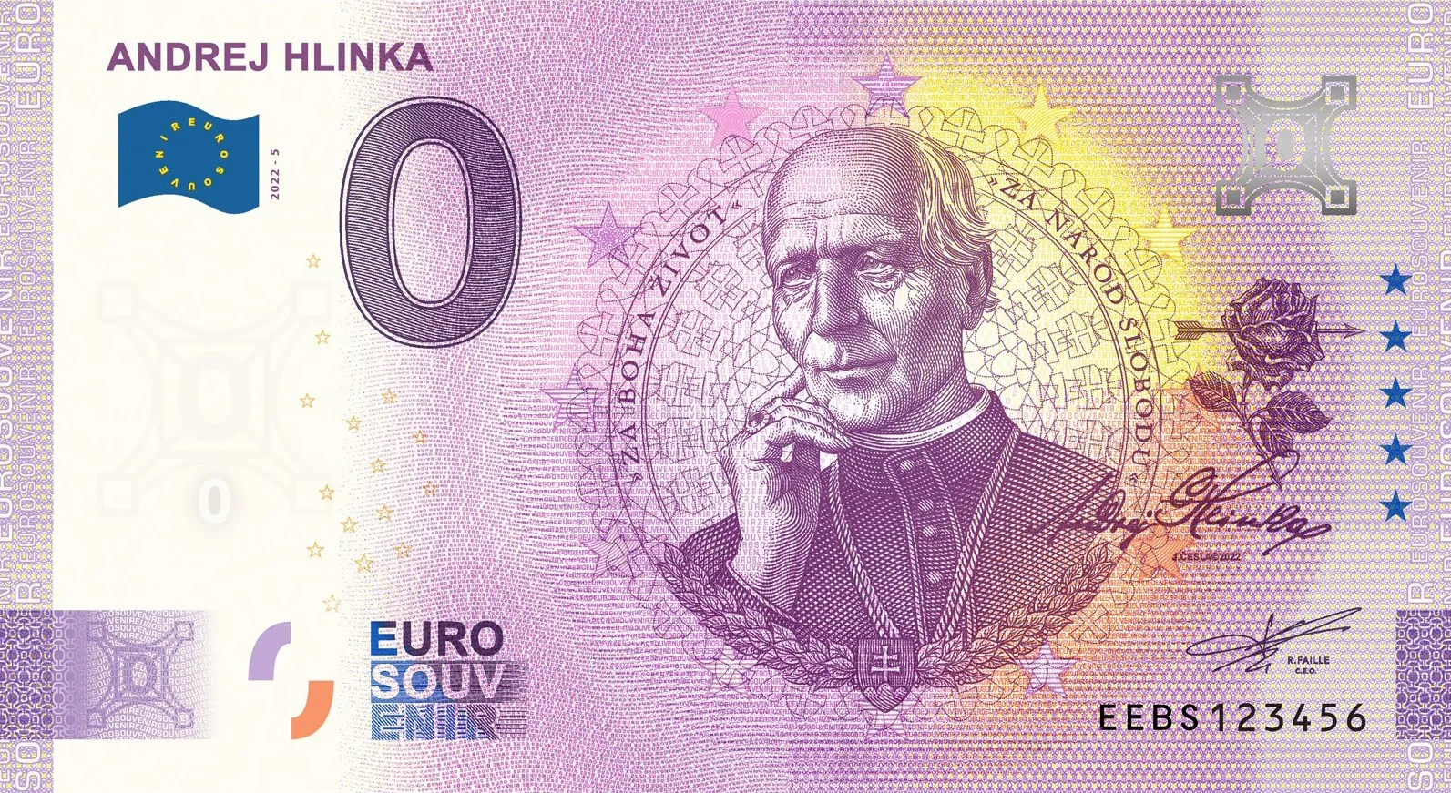 0 Euro Souvenir - ANDREJ HLINKA 2022-5