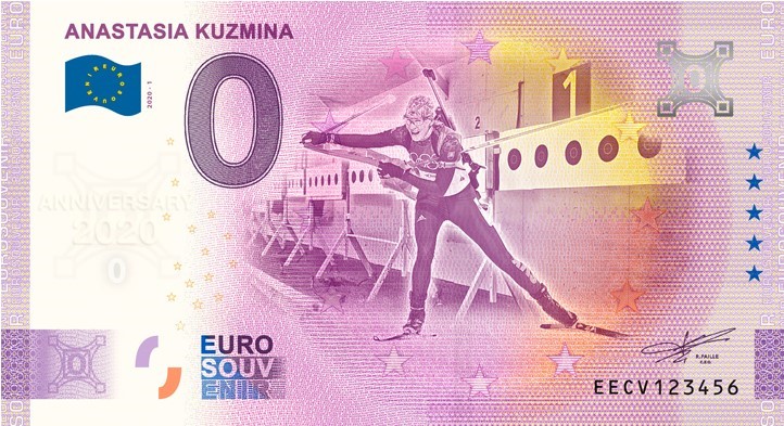 0 Euro Souvenir - ANASTASIA KUZMINA 2020-1 - ANNIVERSARY 2020