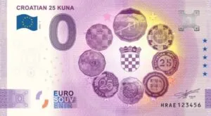 CROATIAN 25 KUNA 2022-1