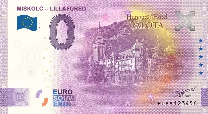 0 Euro Souvenir - MISKOLC - LILLAFÜRED 2021-1