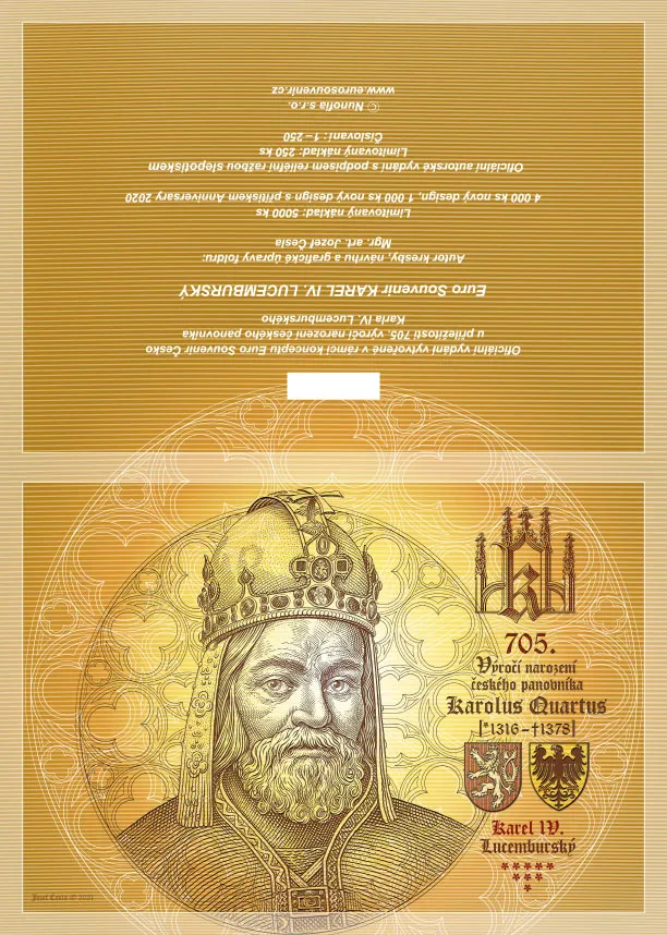 Oficiální folder KAREL IV. LUCEMBURSKÝ