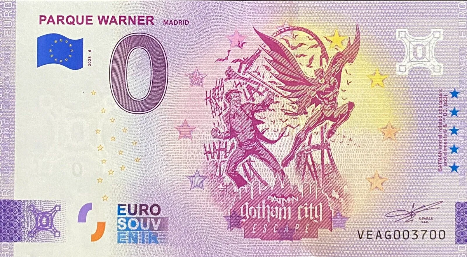Parque-Warner-2023-6-Batman-Gotham-City-0-euro-souvenir-madrid-spain PARQUE WARNER MADRID 2023-6