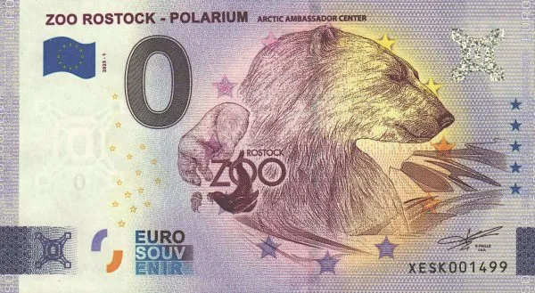 Zoo-Rostock-–-Polarium-2023-1-0-euro-souvenir-germany-banknotes-600x329 ZOO ROSTOCK – POLARIUM 2023-1