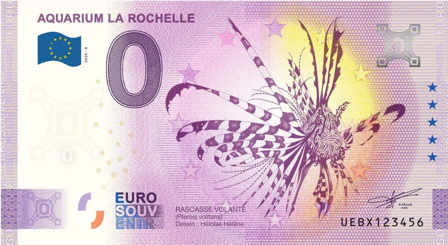 memoiresdoceans-billet-souvenir-rascasse-2024-EUB02024-001 AQUARIUM LA ROCHELLE 2024-8