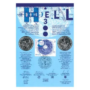 PAMÄTNÝ LIST 10€ / 2020 - MAXIMILIÁN HELL - 300. výročie narodenia