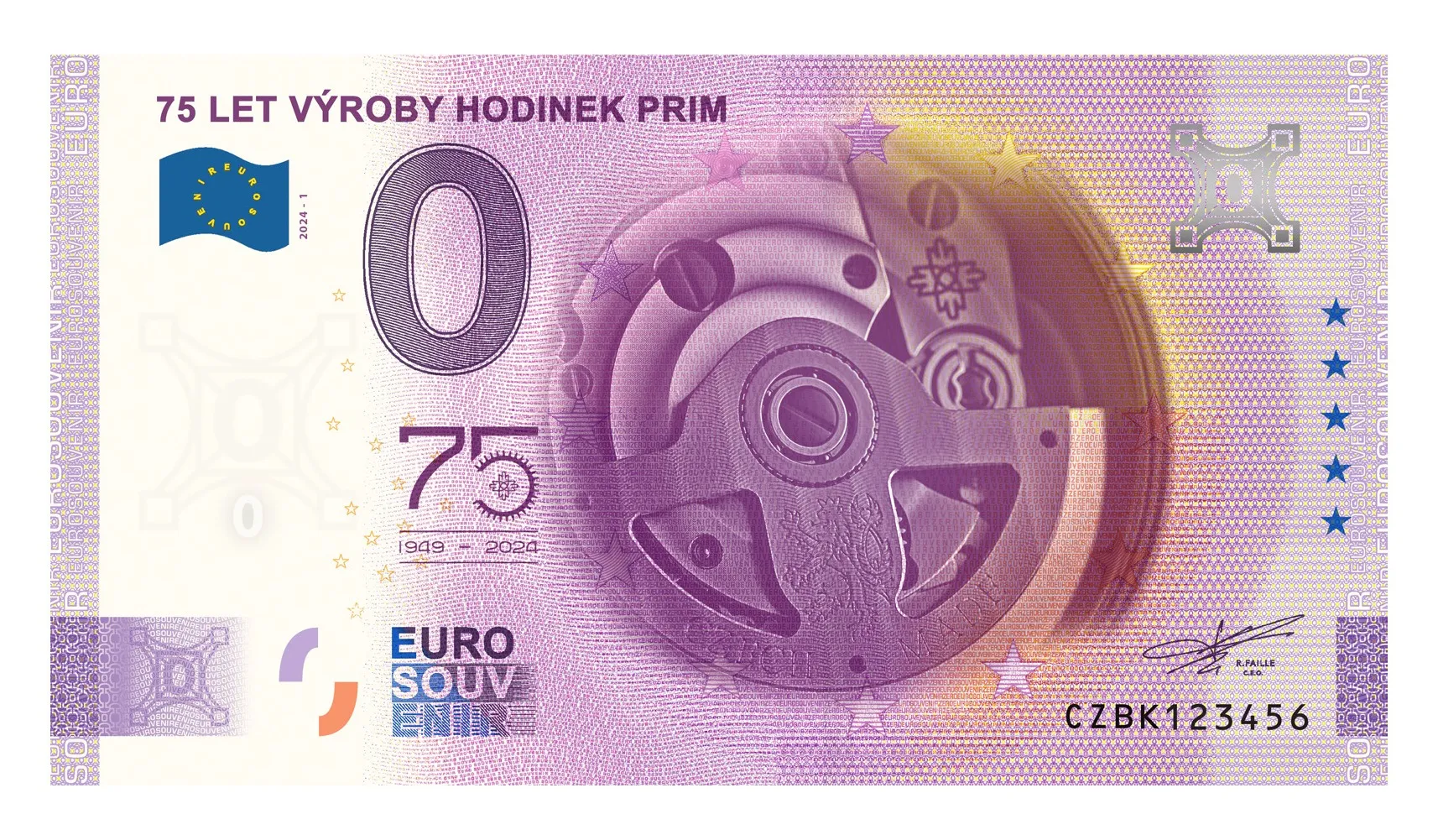 CZBK 75 ROKOV VÝROBY HODINIEK PRIM 2024-1
