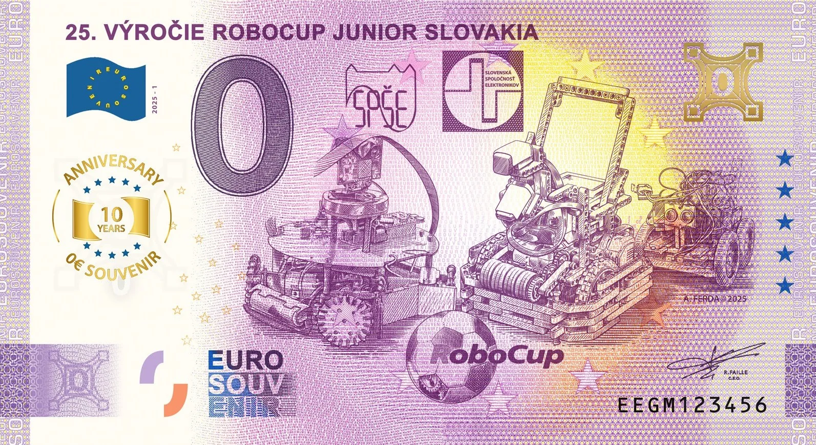 EEGM2025-1A 25. VÝROČIE ROBOCUP JUNIOR SLOVAKIA 2025-1 – ANNIVERSARY