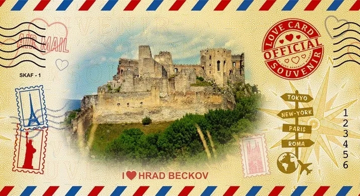LC-SKAF-1a LOVE CARD | HRAD BECKOV