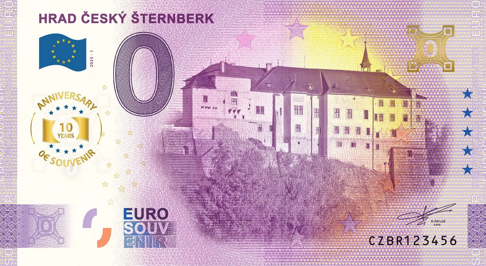 CZBR2025-1A HRAD ČESKÝ ŠTERNBERK 2025-1 – ANNIVERSARY