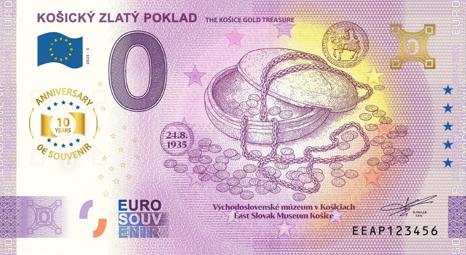 Košický poklad AA KOŠICKÝ ZLATÝ POKLAD 2025-5 – ANNIVERSARY