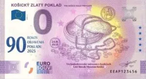 KOŠICKÝ ZLATÝ POKLAD 2025-5 s modrou prítítlačou