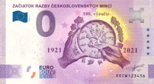 ZAČIATOK RAZBY ČESKOSLOVENSKÝCH MINCÍ 2021-2 – ANNIVERSARY