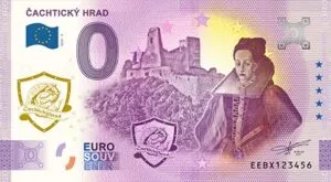 ČACHTICKÝ HRAD 2025-4 - so zlatou prítlačou