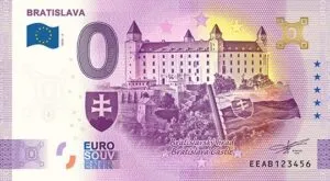 BRATISLAVA 2026-2 (dotlač) so zlatým hologramom