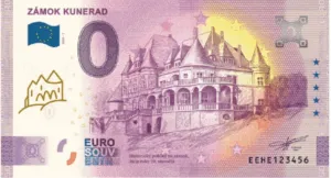 ZÁMOK KUNERAD  2025-1 so zlatou prítlačou