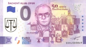 ŠACHOVÝ KLUB CÍFER 2026-1 so zlatou prítlačou (Váhy)