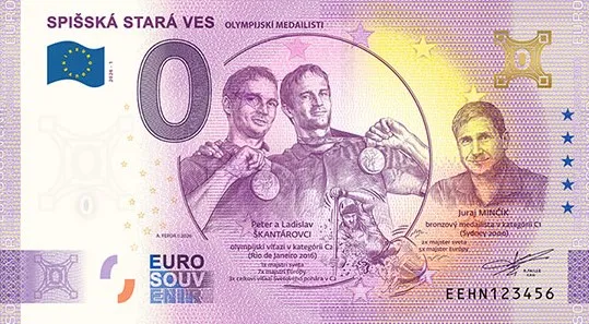 EEHN2026-1GH SPIŠSKÁ STARÁ VES 2026-1 so zlatým hologramom