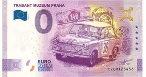 TRABANT MUZEUM PRAHA 2026-1 so zlatým hologramom