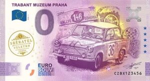 TRABANT MUZEUM PRAHA 2026-1 so zlatou prítlačou
