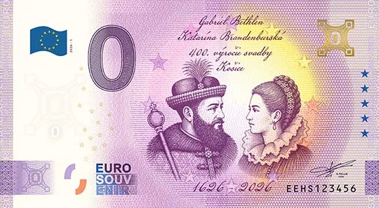 SVADBA GABRIELA BETHLENA A KATARÍNY BRANDENBURSKEJ 2026-1 so zlatým hologramom