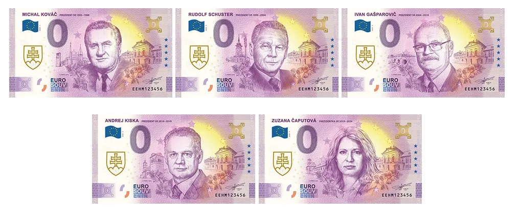 set Prezidenti 15 ks